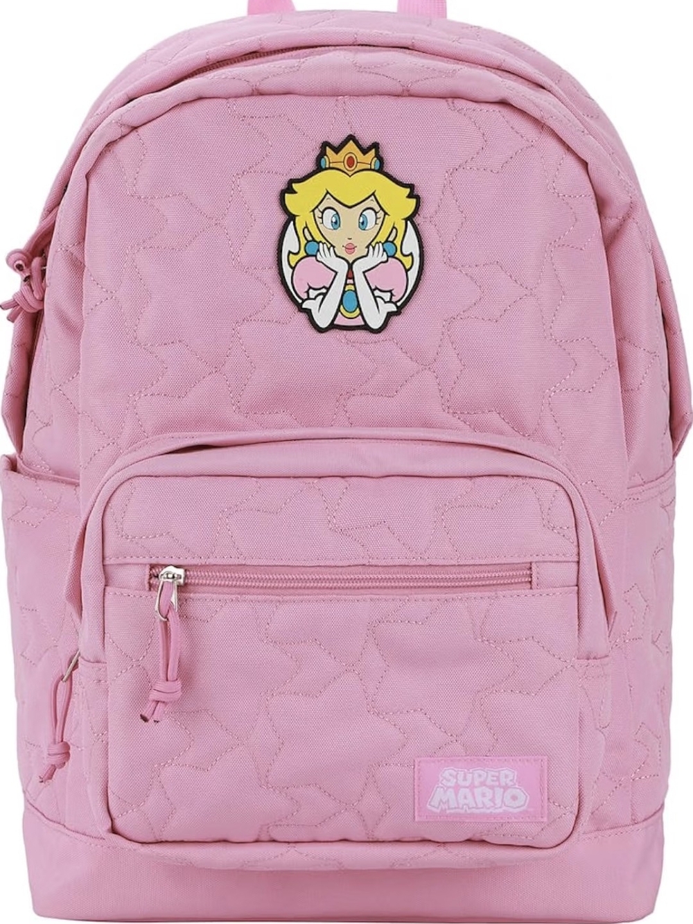 Nintendo Princess Peach Quilted Pink Kids Backpack